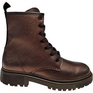 Bridge 24238338 Selenio Brons Dames Veterboots - Brons - 40