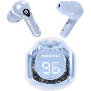 TUNIQ Ear draadloze oortjes - met oplaadoos - Blauw