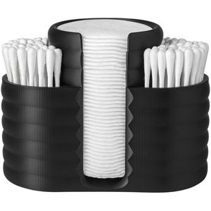 Wattenschijfjeshouder - Wattenschijfjes Houder - zwart- badkamer organizer, wattenstaafjes houder, wattenschijfjes & -staafjes, wattenschijfjes voordeelverpakking, wattenhouder, watjes houder, wattenschijfjes houder, wattenschijfjes dispenser, watten
