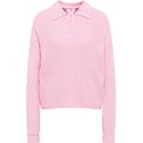 Mymo - Blonda - Gebreide Polo - Roze