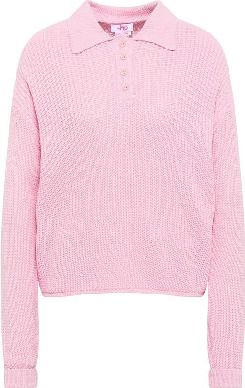 Mymo - Blonda - Gebreide Polo - Roze