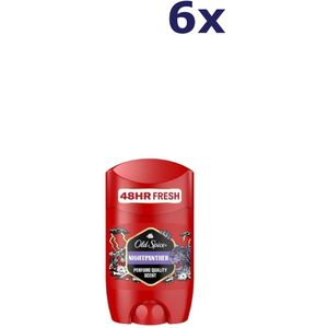 Old Spice Night Panther Stick - Voordeelverpakking 6x50ml - Deodorant