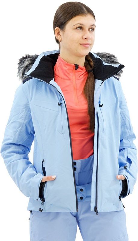 Icepeak - Fayette I - Gewatteerd Jack - Blauw - Dames