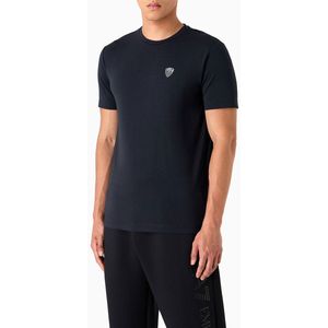 EA7 Emporio Armani - 8NPT16 - T-shirt - Zwart - Korte Mouwen