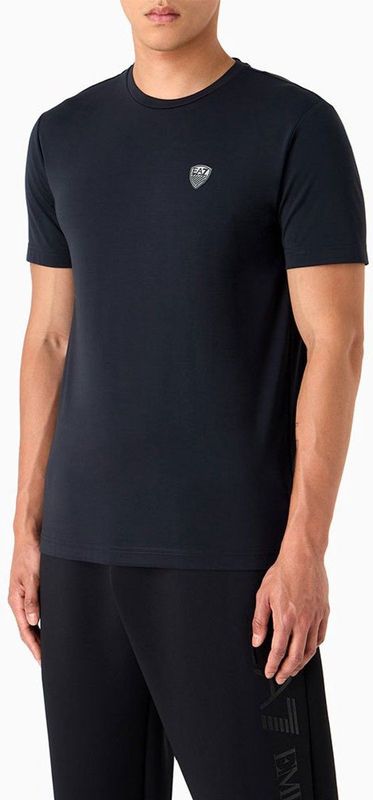 EA7 Emporio Armani - 8NPT16 - T-shirt - Zwart - Korte Mouwen