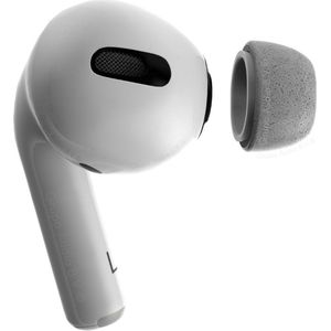 Foam eartips geschikt voor Airpods Pro (2) - Extra Small - zwart - zachte memory foam opzet oortjes - foamigo®