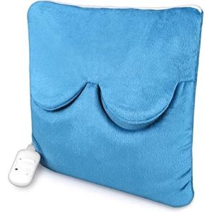 Warmtekussen oplaadbaar - Warmtekussen elektrisch - Warmtekussen nek en schouders - Blauw