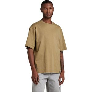 G-star Essential Boxy Korte Mouwen Ronde Nek T-shirt Bruin L Man