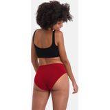 Seamless Full Briefs Belle (3-pack) - Rood XXL