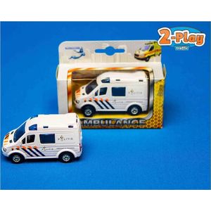 Kids Globe Die-cast Politieauto NL, 8cm