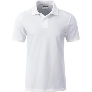 James and Nicholson Heren Basis Polo (Wit)