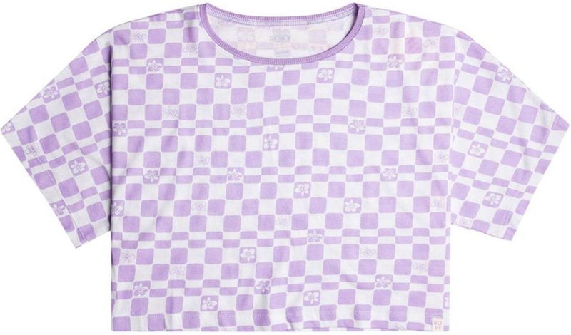 Roxy Set The Mood T-shirt Met Korte Mouwen Paars 14 Years Meisjes