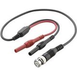 VOLTCRAFT - BNC-meetsnoer - Zwart, Rood - 0.50 m