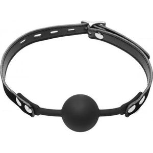 Premium Hush Locking Silicone Comfort Ball Gag | Master Series