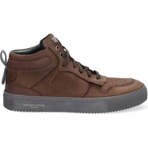 McGregor Heren Sneakers - Bruin - Hoge Sneakers - Leer - Veters