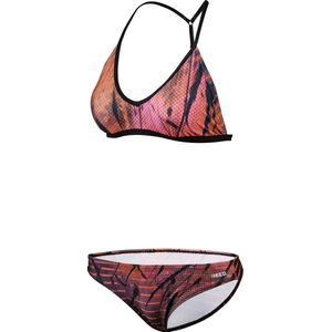 Beco Bikini B-cup Dames Polyester/polyamide Roze/zwart Maat 34