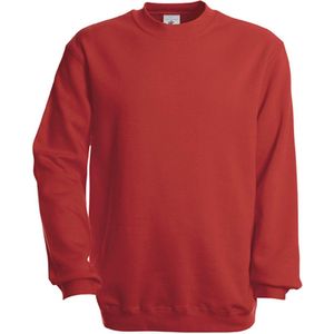 B&C Crew Neck Sweatshirt Set In CGSET - Red - XXL