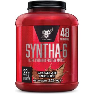 BSN Syntha-6 Protein Eiwitshake - Proteine Poeder Chocolate Mudcake - Premium Whey Protein - 2260 gram (48 shakes)