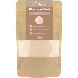 Himalaya Zout 100% Puur - 500gram - Ideaal als Natuurlijk Keukenzout, Ontspannend Badzout of Gezichtsscrub - Himalaya Zout Fijn