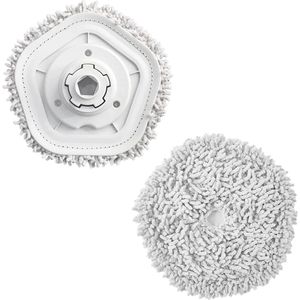Allecto plus - Vervangingsmop pads - geschikt voor robot stofzuiger - set van 2stuks