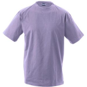 James and Nicholson - Unisex Medium T-Shirt met Ronde Hals (Lila)