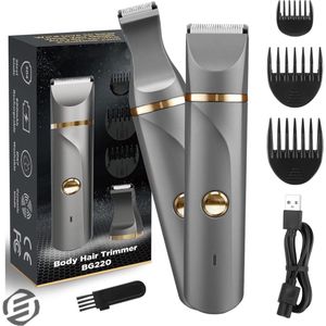 Equivera Ladyshaves voor Vrouwen - Trimmer voor Vrouwen - Scheerapparaat Vrouw - Ontharingsapparaat - Bikinilijn - Oksels - Benen