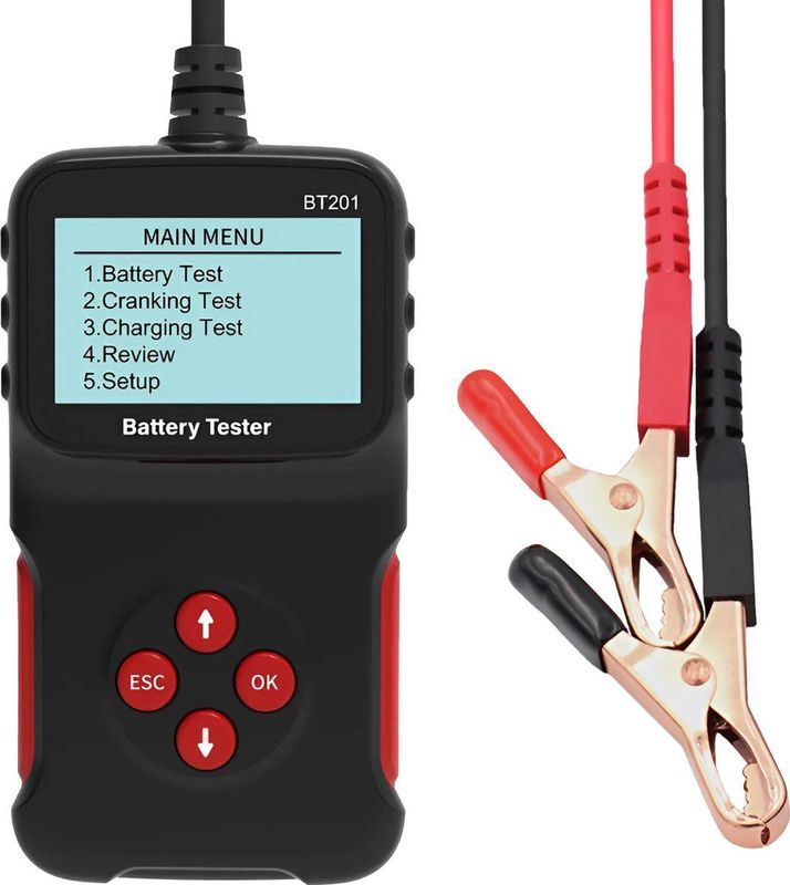 Accutester - Accu Gezondheid en Laadstatus - 12V - Nauwkeurige Metingen