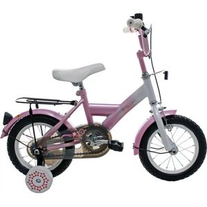 Kinderfiets Run & Bike  12''  Roze