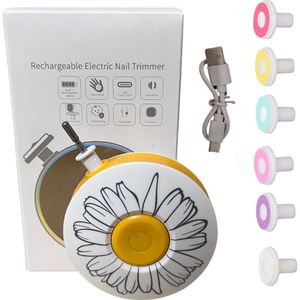 TSD goods – Elektrische Baby Nagelvijl – Oplaadbaar – Manicureset – Verzorgingsset – Nagelschaartje – Wit