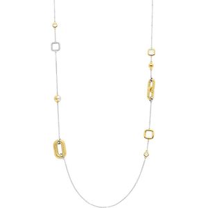 TI SENTO Ketting 34045ZY - Zilveren dames ketting - Maat 80