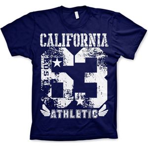 Hybris California 63 Athletic T-Shirt Navy-S
