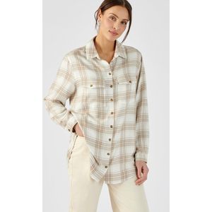 Damart - Tuniekblouse pure viscose Lenzing(TM) EcoVero(TM) - Dames - Beige - 52