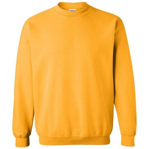 Gildan Zware Blend Unisex Adult Crewneck Sweatshirt voor volwassenen (Goud)