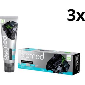 Splat Biomed Charcoal Tandpasta – 3 x 100 ml - Voordeelverpakking