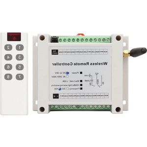8-kanaals Relaismodule - 12V-36V - 10A - Lampbesturing - Afstandsbediening