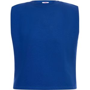 Mymo - Sweatshirt - Koning Blauw - Dames - Oversized Pasvorm