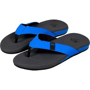 XQ Heren Teenslippers Ergonomisch Antraciet/Blauw - Maat 43