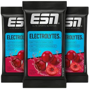 ESN - Electrolytes - Smaak Cherry Lollipop - Koolhydraat-Elektrolyt Oplossing - 337,5g (15 Porties)