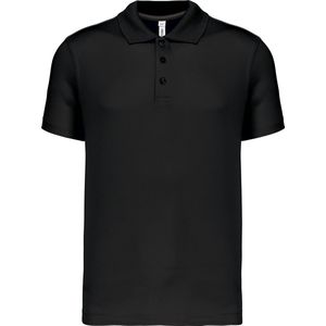 PROACT - Kinderpolo - Zwart - PA488 - Korte Mouwen