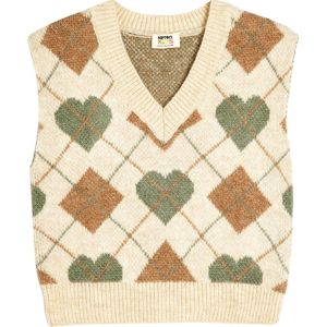 V-kraag jacquard Sweater