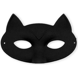 Oogmasker kat zwart