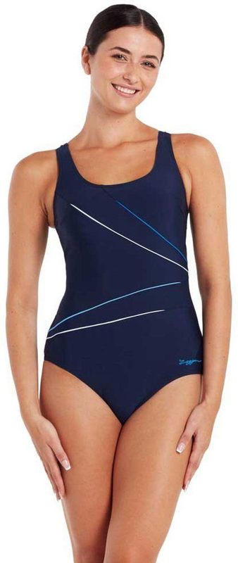 Zoggs Macmasters Scoopback Zwemkleding Blauw 44 Vrouw