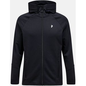 Peak Performance - Rider Essentials Midlayer Zip Hood - Zwart - Hoodie