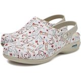 Gevavi - Wash&Go Open - Medische Klomp - Wit - Clocqleer - Antislip Zool