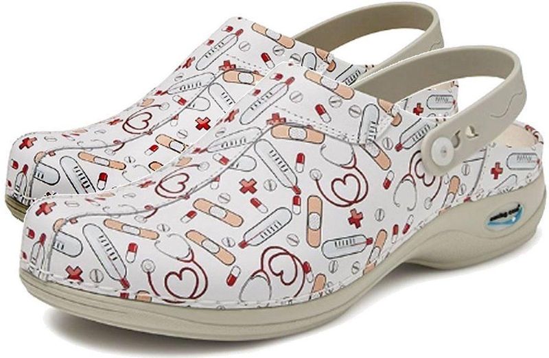 Gevavi - Wash&Go Open - Medische Klomp - Wit - Clocqleer - Antislip Zool