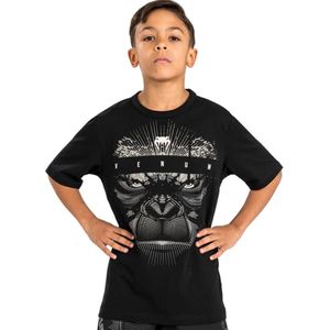 Venum Gorilla Jungle Katoenen T-shirt Kinderen Zwart Wit - Kids - 10 Jaar