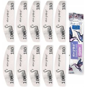 Mini Nagelvijl 100/180 Slim - Set à 10 stuks