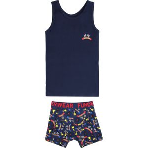 Funderwear Forrmule 1 Race Flag jongens ondergoed set maat 116/122
