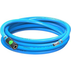 Persluchtslangset 5 m - 13 mm PVC-slang met Veiligheidskoppeling voor Compressors