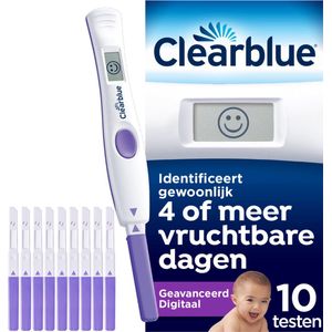 Clearblue Ovulatietest Digitaal Geavanceerd - 3 x 10 stuks - Voordeelverpakking